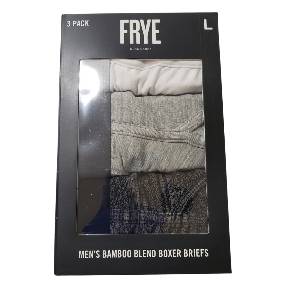 FRYE Boxer Briefs with Fly Men Bamboo Blend NWT